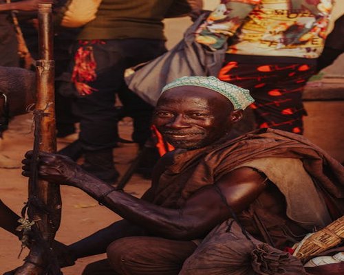 Portrait of smiling senior man